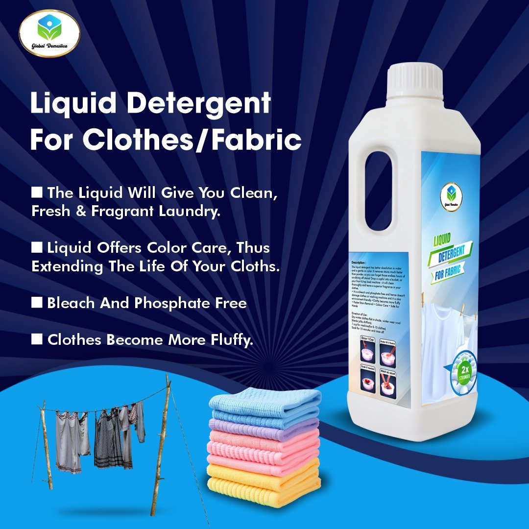 Liquid detergent with 2x stren